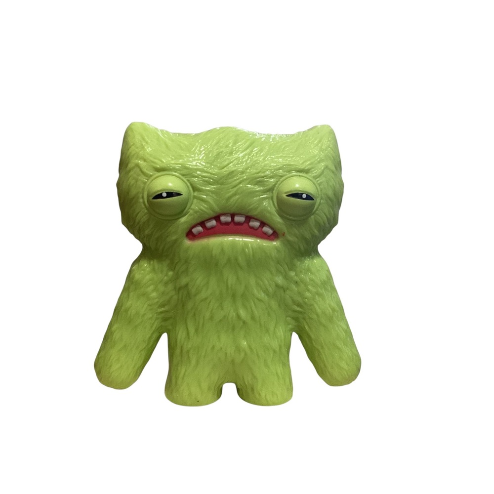 Fuggler Funny Ugly Monster 2.5 Inch Vinyl Figure Lime Green Teeth Button Hole